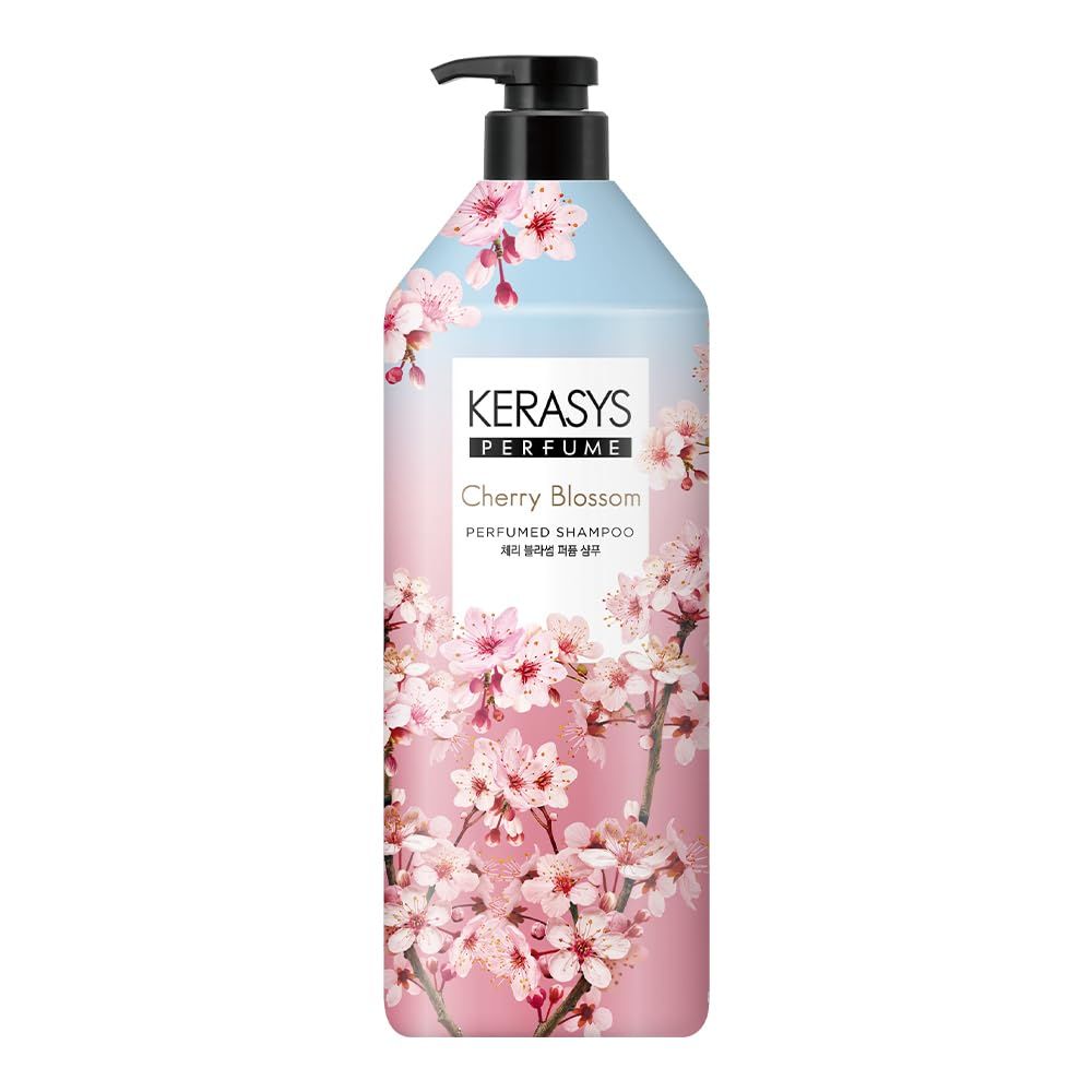 Kerasys CHERRY BLOSSOM Perfumed 33.8 fl oz 1L (Shampoo, 1-Pack)