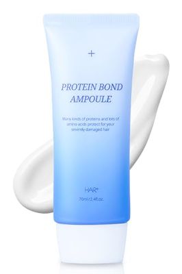 HAIR PLUS Velvet Protein Bond Nutri Injection Ampoule Leave in Conditioner for Women Men For Frizzy and Damaged Hair Smoothing Serum for Hair Hair Moisturizer (70ml, 2.37fl oz)