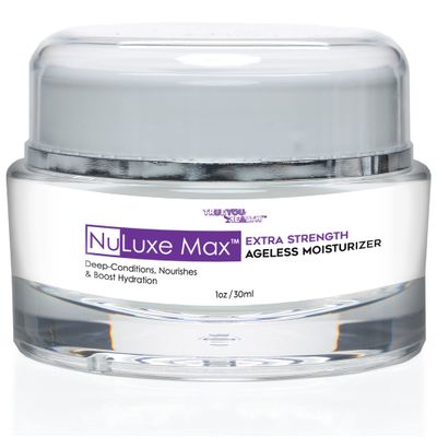 Nuluxe Max Ageless Moisturizer Anti-Aging Cream - Extra Strength Face Eye Night Help Support Your Skin To Restore Maintain Youthful Appearance, 1 Ounce (Pack of 1)