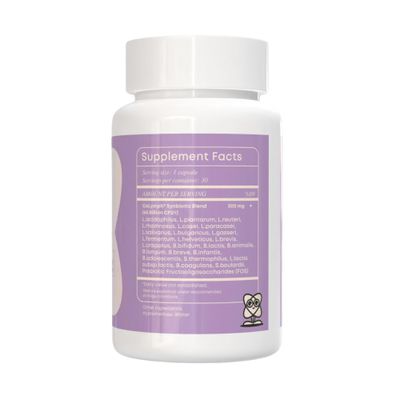 Holistic Viewpoint CoLymph Daily Synbiotic Upgraded 24 Strains, 65 Billion CFU, High Potency Prebiotics Probiotics Non-Dairy, Supports Gut Health, Digestion, Bloating, Mood, 30 Vegan Capsules