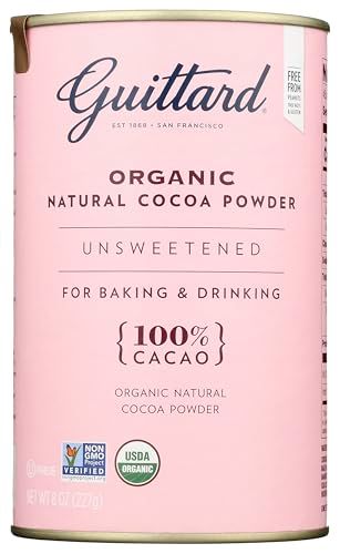 GUITTARD Organic Cocoa Powder, 8 OZ