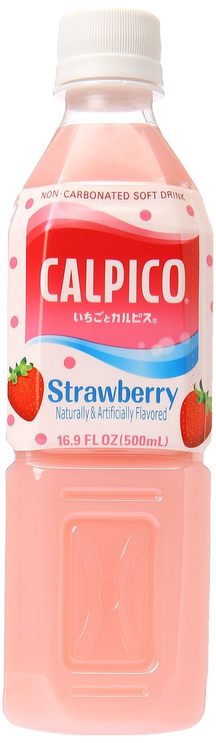 Calpico Non-Carbonated Soft Drink, Strawberry, 16.9 oz