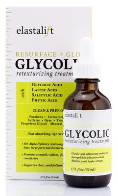 Elastalift Resurfacing Glycolic Acid Facial Peel Serum, Anti-Aging Dark Spot Corrector Facial Peel Reduces Enlarged Pores, Minimizes Fine Lines, Evens Skin Tone, Exfoliating Chemical Peel, 1.75 Fl Oz