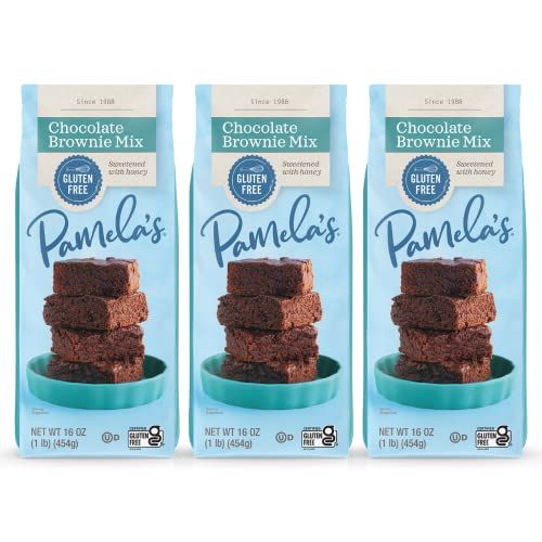 Pamela&#39;s Products Irresistible Chocolate Brownie Mix 16 oz (Pack of 3)