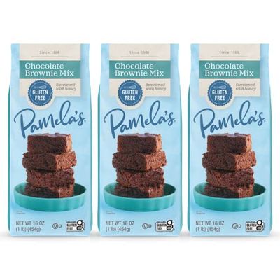 Pamela&#39;s Products Irresistible Chocolate Brownie Mix 16 oz (Pack of 3)