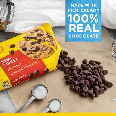 Nestl Toll House Chocolate Chips, Pack of 3 - Includes Two, 12 oz. Bags of Semi-Sweet Chocolate Chips and One, 10 oz. Bag of Dark Chocolate Chips