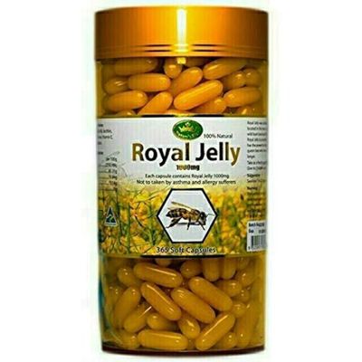 Nature&#39;s King Royal Jelly 1000 Mg. 365 Tablets