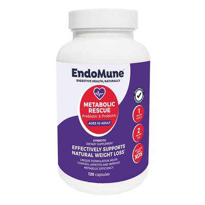 Endomune Metabolic Rescue Prebiotic and Probiotic Physician Formulated 120 Vegetarian Capsules Weightloss