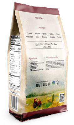 Oat Flour 2 LB Rich in Dietary Fiber Helps with Cholesterol Lowering and Heart Health Certified Kosher Just About Foods