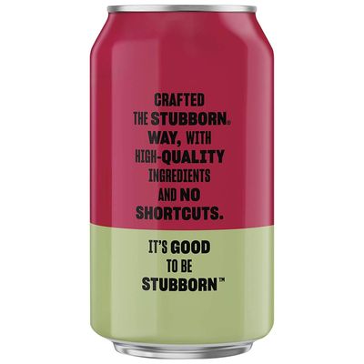 STUBBORN SODA, Black Cherry Tarragon, 12oz Cans (12 Pack)