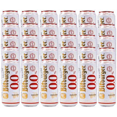 Bitburger Drive Non-Alcoholic Beer, Award Winning Beer from Germany, 16oz Can, 30 Pack