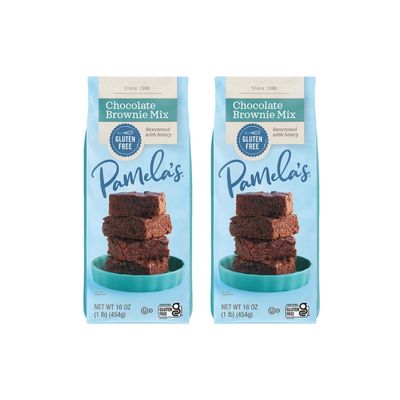 Pamela&#39;s Chocolate Brownie Mix Gluten Free (2x16 OZ) by Pamela&#39;s Products [Foods]