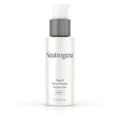 Neutrogena Rapid Tone Repair Night Cream with Retinol, Vitamin C and Hyaluronic Acid - Anti Wrinkle Face and Neck Moisturizer - Vitamin C, Retinol, Glycerin, Hyaluronic Acid, 1 fl. Oz