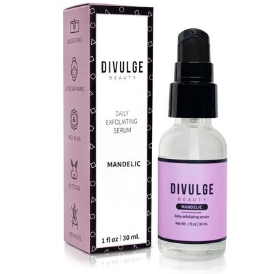 AHA Mandelic Acid Exfoliating Serum for Hyperpigmentation and Acne, 1 oz