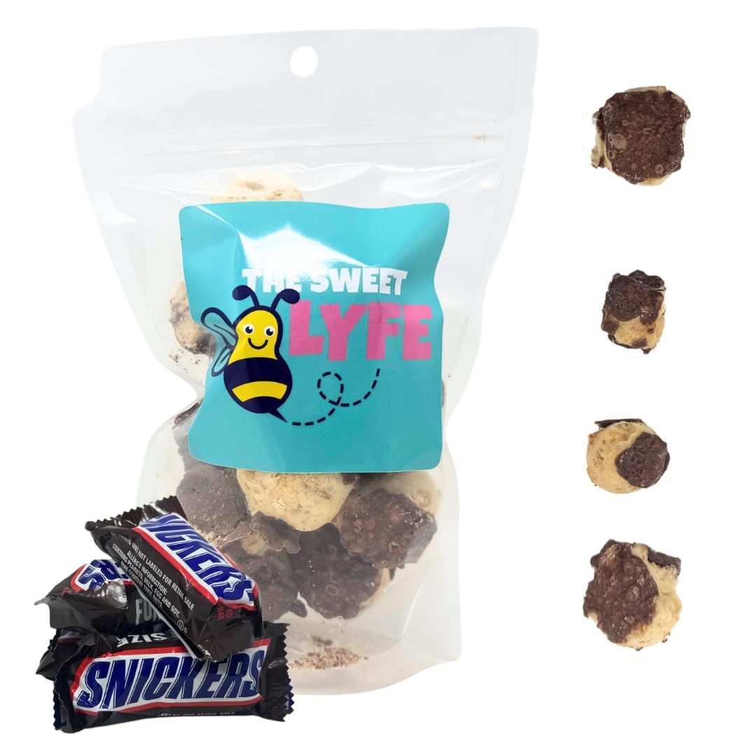 Freeze Dried Chocolate Caramel Candy Bars, 4 oz, by The Sweet Lyfe