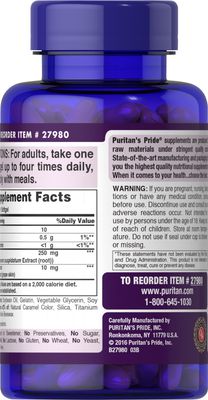 Puritan's Pride Premium Resveratrol Youth Guard 250mg, Dietary Supplement for Immune System, Antioxidant, Sugar Metabolism, Blood Flow, and Vascular Function Support, 60 Rapid Release Softgels