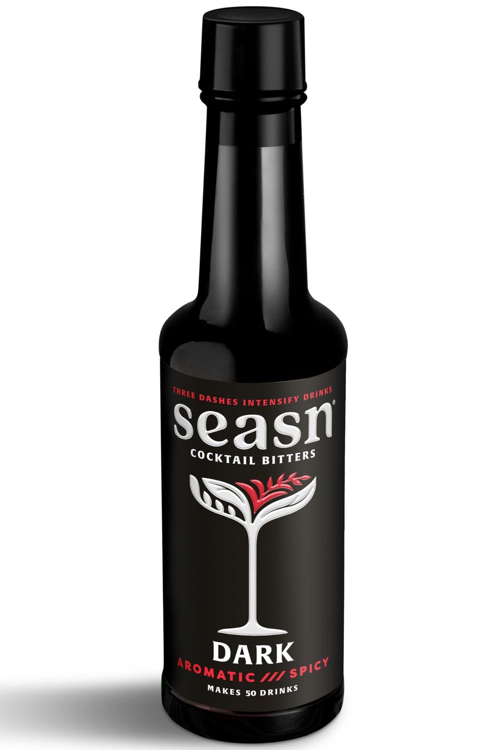 seasn DARK Cocktail Bitters 0 ABV Bitters for Intensifying Cocktails Mocktails Aromatic Spicy Bitters Vegan Sugar Free 150ml