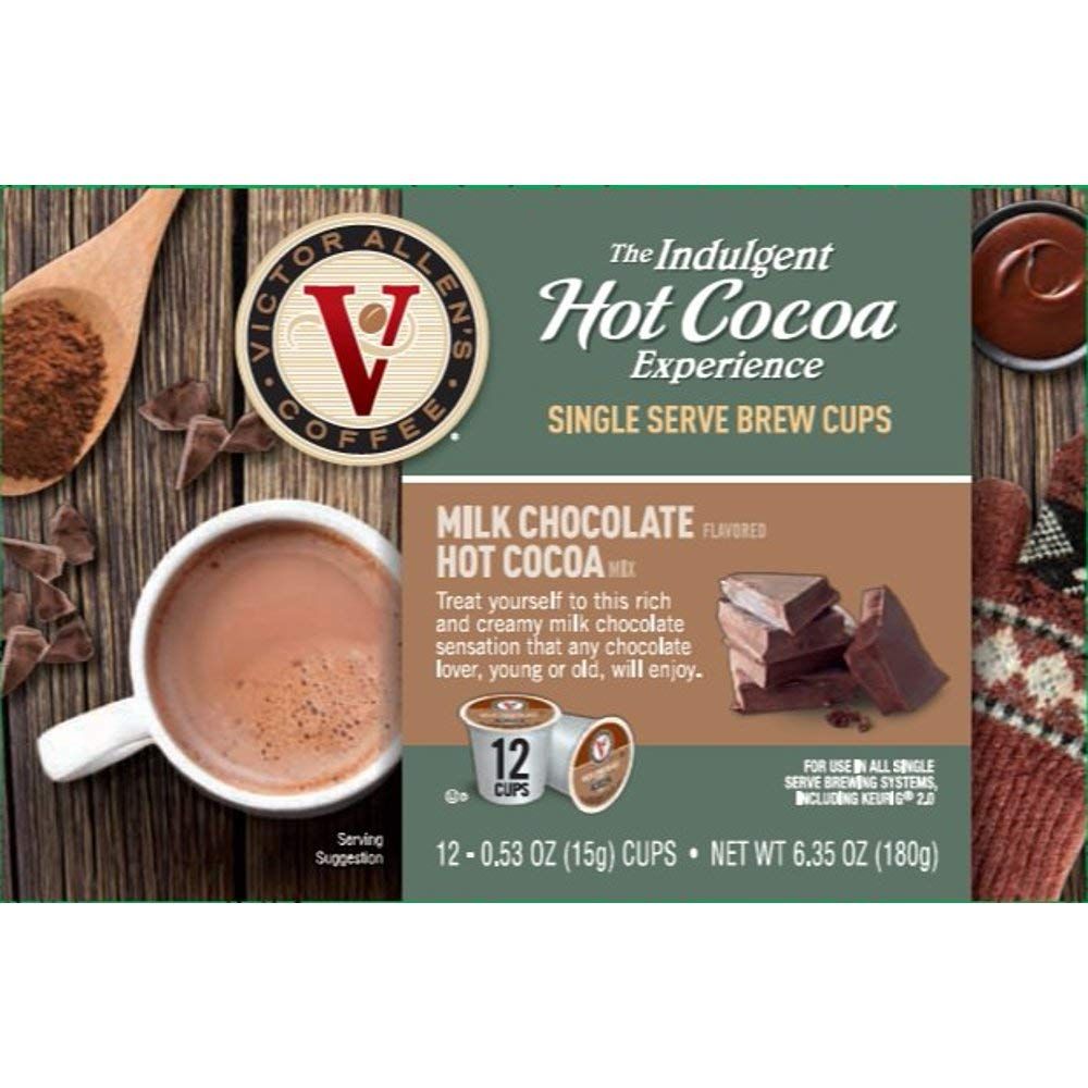 Victor Allen&#39;s Indulgent Milk Chocolate Hot Cocoa Single Serve Pods