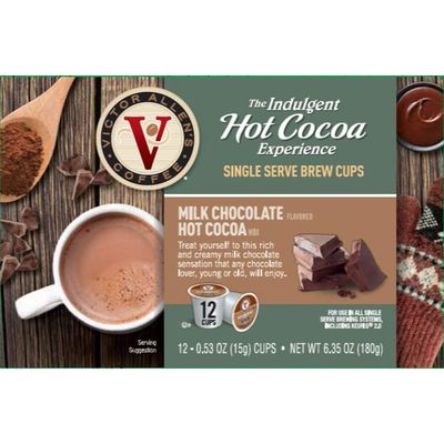 Victor Allen&#39;s Indulgent Milk Chocolate Hot Cocoa Single Serve Pods