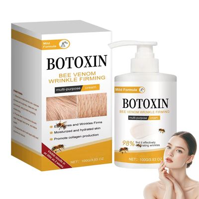 BotoxBee Venom Wrinkle Firming Multi-Purpose Cream, 2025 New Professional Bee Venom Wrinkle Removal Cream, Moisturizing Lifting, Anti-Aging Skin Treatment For All Skin Types (1PCS)