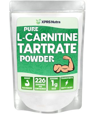 XPRS Nutra L Carnitine L Tartrate Powder - Premium Pure L Carnitine Tartrate - L-Carnitine Powder - Vegan Friendly Bulk L Carnitine Powder - Amino Acid L Carnitine Supplement (8 Ounce)