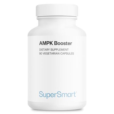 Supersmart - AMPK Booster - AMPK Metabolic Activator - with Berberine Non-GMO Gluten Free - 90 Vegetarian Capsules