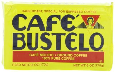 Caf Bustelo Espresso Coffee, 6 Ounce