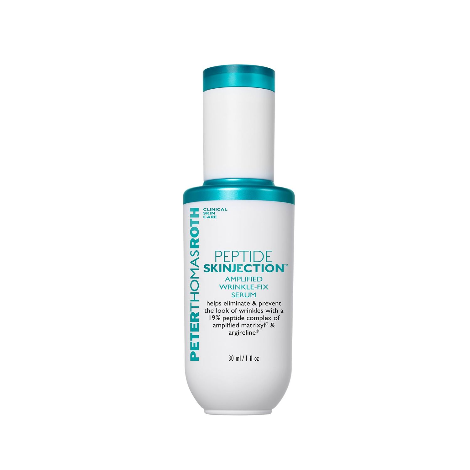 Peter Thomas Roth Peptide Skinjection Amplified Wrinkle-Fix Serum, Clinically Proven Refillable Serum for Anti-Aging and Loss of Firmness, Matrixyl and Argireline, For All Skin Types