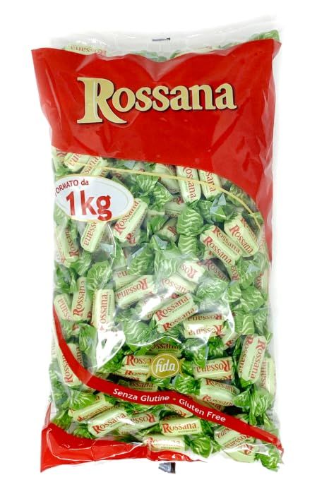 Rossana Pistachio Hard Filled Candy, 1 Kilogram 2.2 Pounds, Italian Imported Candy