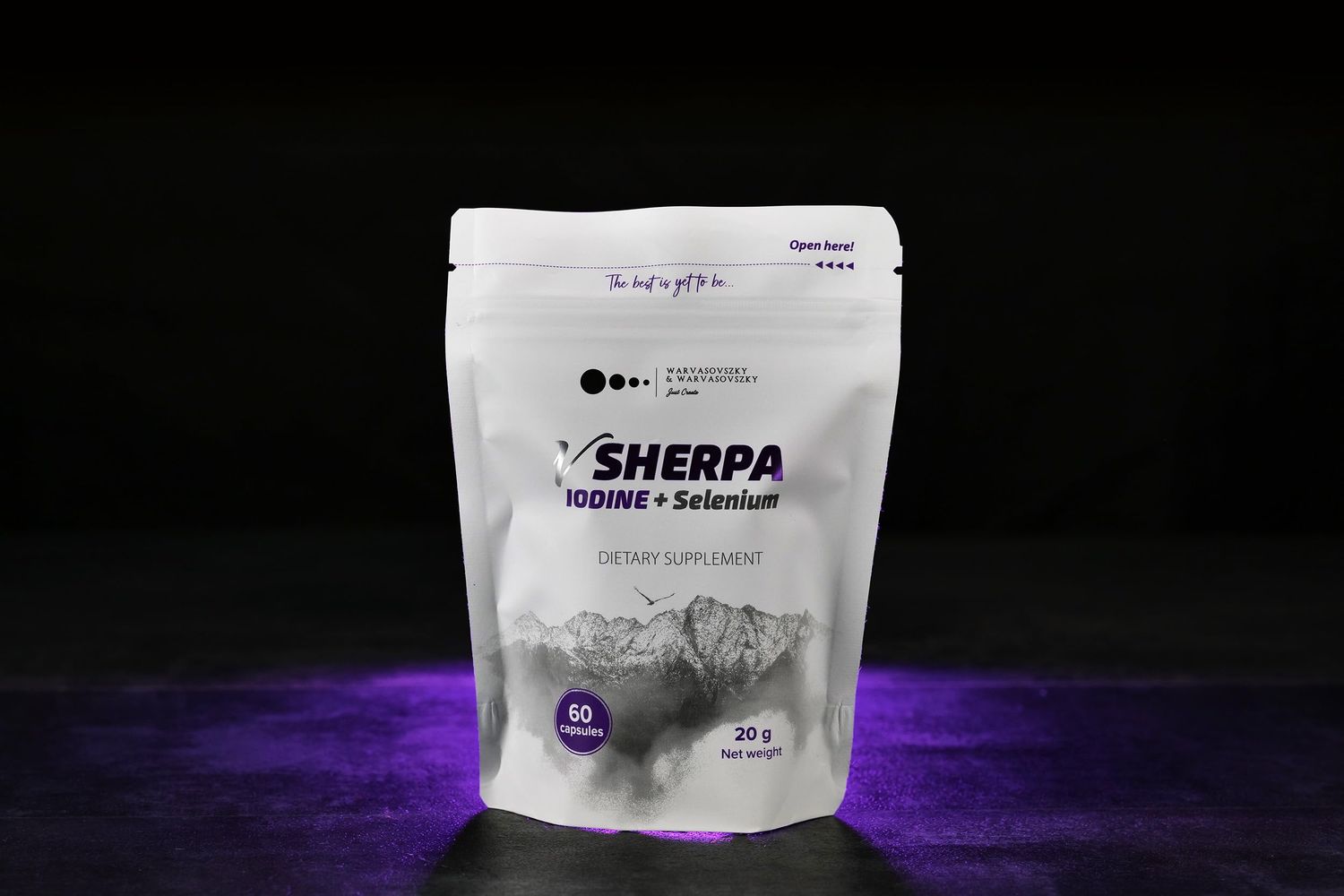 vSherpa Iodine Selenium, Premium Quality Dietary Supplement for Thyroid Health, Hormonal Balance, and Immune Support, Supports Metabolism and Energy Levels, Gluten-Free, Non-GMO, 60 Capsules