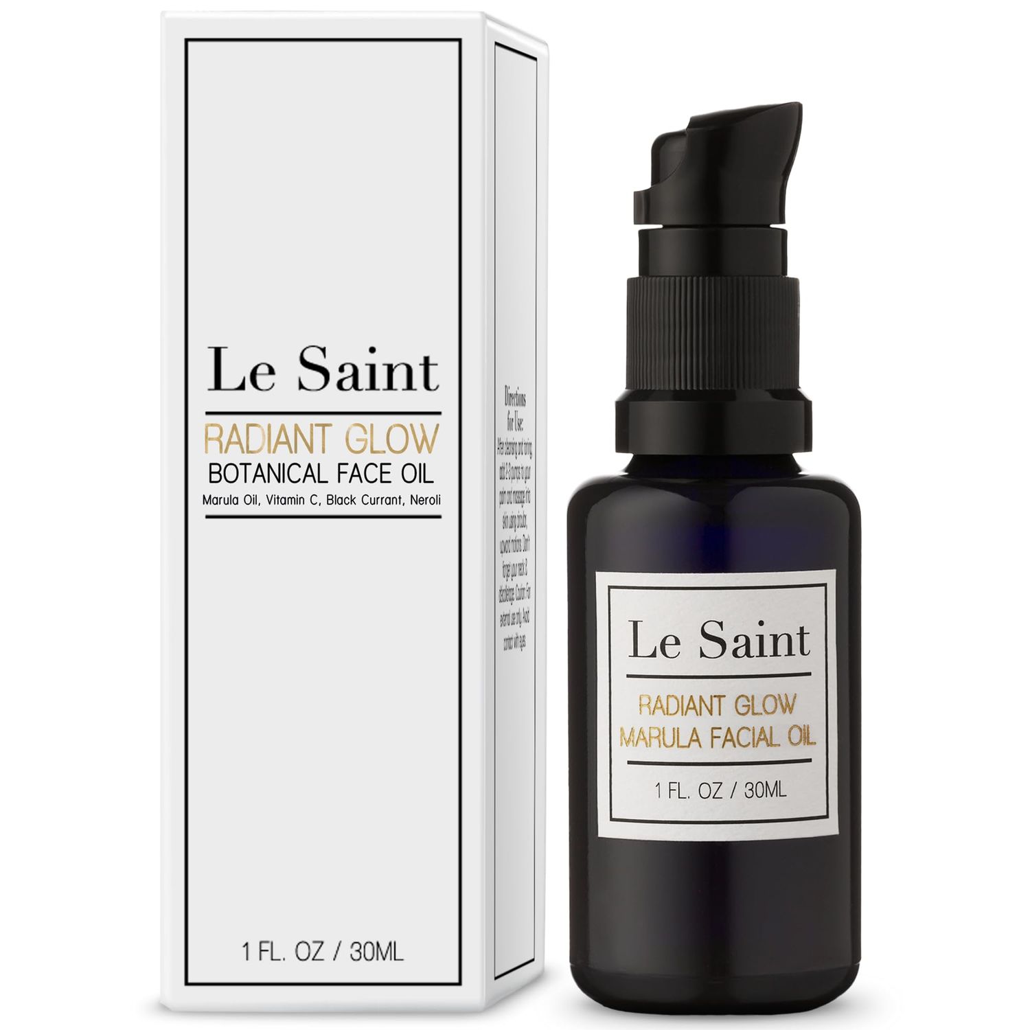Le Saint Marula Oil for Face - Hydrating Face Oil for Women for Firm Plump Radiant Skin - Age-Defying Facial Oil with Wild-Harvested Marula - Nourishing Face Moisturizer for Dry Skin