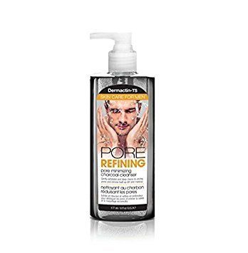 Dermactin-ts Men&#39;s Skin Care Refining Pore Minimizing Charcoal Cleanser, 5.7 Ounce