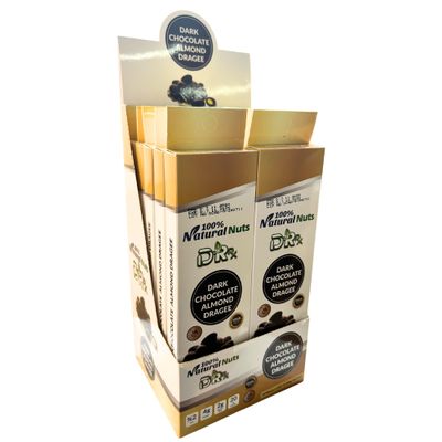 premium) Dark Chocolate Almond Dragee - Rich Crunchy - Premium Turkish Delight (10 Pack) (luxury, Turkish, snack, gift, premium)