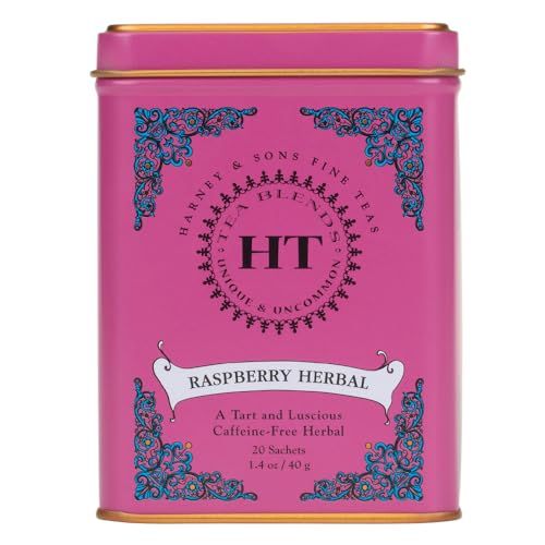 Harney Sons Raspberry Tea, Herbal Tea, HT Line, 20 sachets