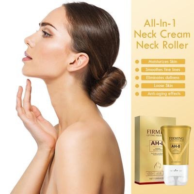 elesysy Neck Firming Cream,Roller Neck Cream,Ah-8 Firming Creams for Crepey Skin Body Care Comfort,Tighten and Lift Neck Cream Moisturizing, Lotions Cosmetic Skin Care for Women (2)