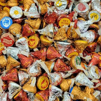 Kisses Milk Chocolate Candies with HarryPotter Foils Special Edition Creamy Classic Milk Chocolate Bulk Pack - 3 Pound (Pack of 1)