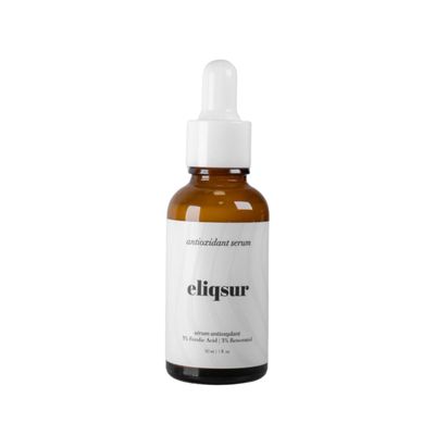 Eliqsur Antioxidant Serum - with Ferulic Acid, Resveratrol Aspalathus Linearis - Vitamin C for Face - Brighten Complexions Protect Skin&#39;s Surface