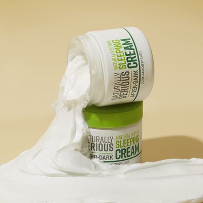 Naturally Serious After-Dark Natural Peptide Sleeping Cream, Anti-Aging Night Cream, Vegan Skincare, Cruelty-Free Skincare