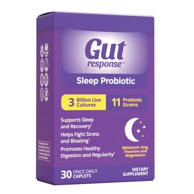 Sleep Probiotic for Men Women, Slows Down Digestive Aging, Supports Sleep and Recovery, Promotes Healthy Gut, Vegan, Gluten Free Soy Free, 3 Billion CFU, 30 Caplets