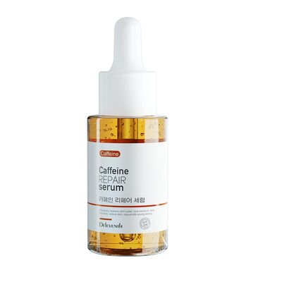DEleventh Korea Caffeine Face Serum 37ml Anti-Aging Anti-Oxidation, Repair and Rejuvenate for Youthful Beauty, Improve Skin Luster, Lock Moisture, Fade Fine Lines, Relieve and Revitalize Your Skin