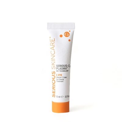 Serious Skincare - Vitamin C Eye Beauty Treatment Gel - Hyaluronic Acid Collagen - For Undereye Lines, Wrinkles, Dark Circles - Hydrating Soothing - C3 Plasma C Ester Biotechnology 0.5 oz.