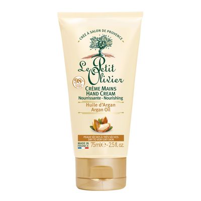 Le Petit Olivier Nourishing Hand Cream - Enriched With Argan Oil - Softens, Nourishes and Protects Hands - Soothes The Sensation Of Tightness And Discomfort - Silicone Free - 2.5 Oz
