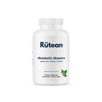 R tean Metabolic Maestro - Seamoss Advanced Superfood - Overall Health, Immune Function and Energy with Organic Sea Moss, Burdock Root, and Bladderwrack - 60 Capsules