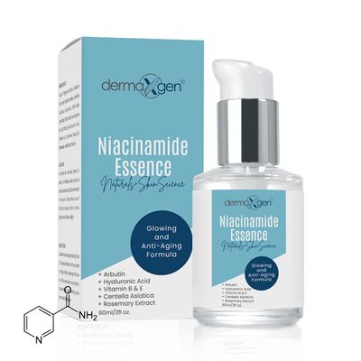 Dermaxgen Niacinamide Serum for Smooth, Bright Youthful Skin, Pore Reducer Uneven Skin Tone Treatment, Treat Dark Spots, Diminishes Acne Prone, Skin Balancing, Restores Elasticity. (2 FL OZ)