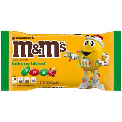 MM&#39;S Holiday Peanut Chocolate Christmas Candy, 10-ounce Bag