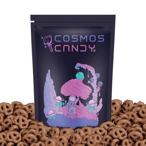 Milk Chocolate Covered Mini Pretzels in Resealable Bag Cosmos Candy Bag, Snacks, Desserts 1 lb