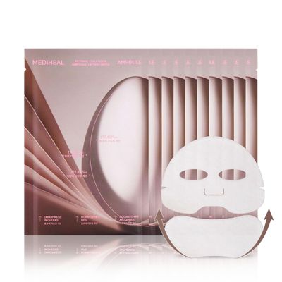 Mediheal Retinol Collagen Ampoule Lifting Mask (10 Counts) forV Line Mask, Anti-Aging - Helps Reduce Fine Lines Wrinkles, and Smoothens Skin