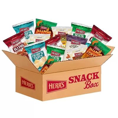 Herr&#39;s Variety Pack, Assorted Snacks, 0.625-1.5 Ounce (Pack of 24 Bags) - A Delicious Mix of Chips, Pretzels, and Cheese Snacks - Great for Family Snacking and Lunchboxes