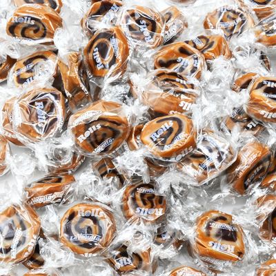 Candy Retailer Caramel Rolls Candy (1 Lb, Chocolate)
