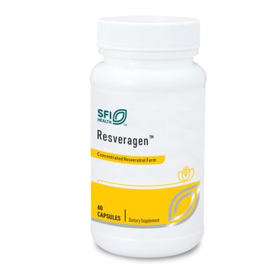 Klaire Labs Resveragen - 250 Milligrams Trans Resveratrol from 500 Milligrams Japanese Knotweed (60 Capsules)